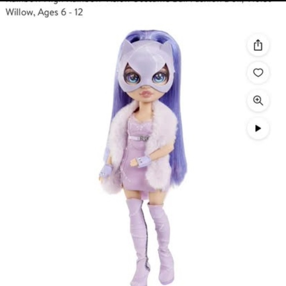 Rainbow High Costume Ball Doll violet willow - Picture 2 of 2